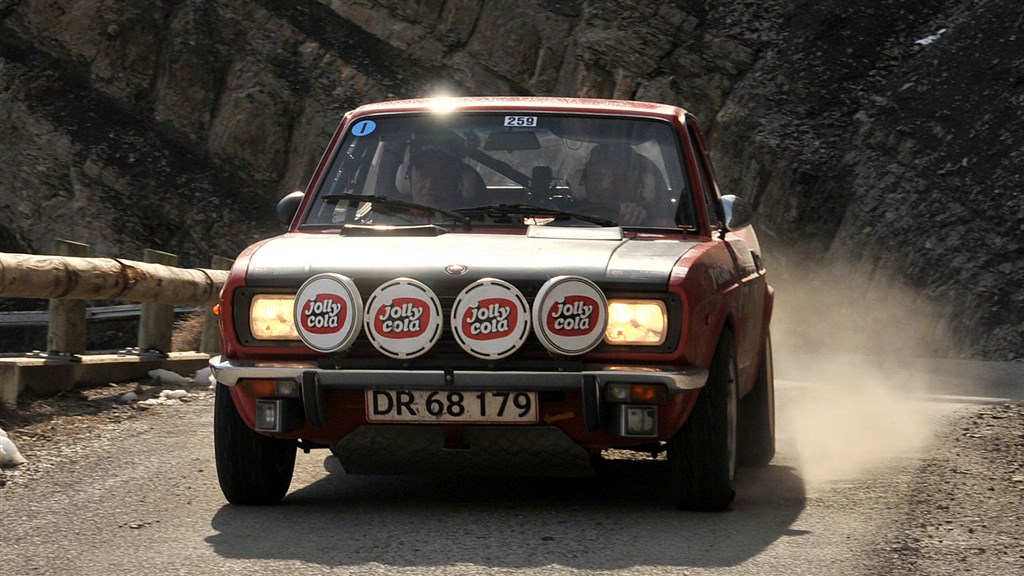 Lars Hindsgaul og Arne Pagh er helt i toppen af Rally Monte Carlo Historique, og er på førstedagen bedste danske mandskab som nr. 38
(Foto: Viggo Johansen/Rallypics.dk)